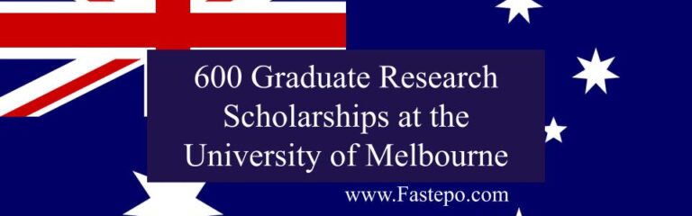 600 Scholarships at University of Melbourne