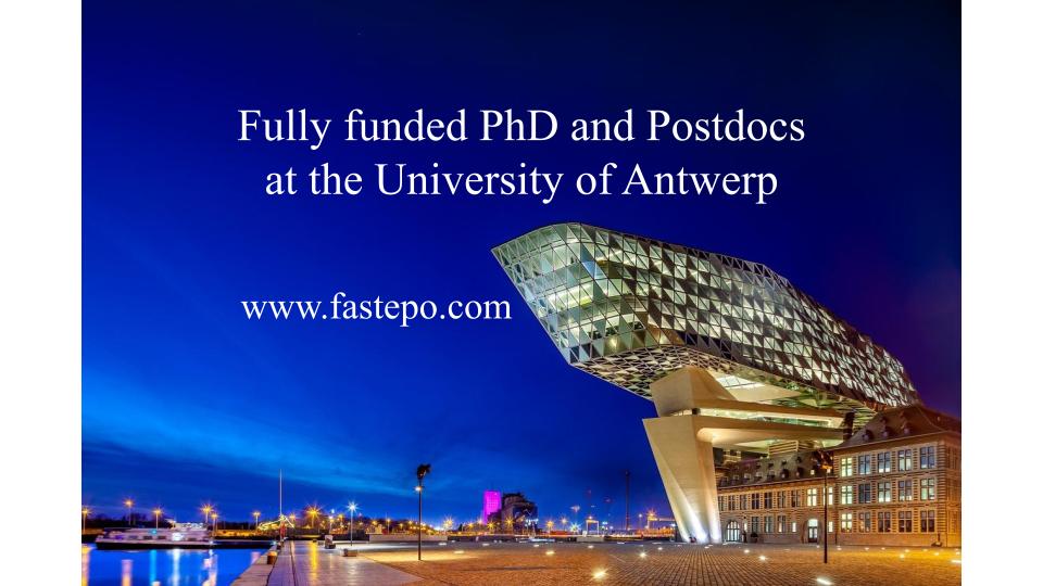 university of antwerp phd positions