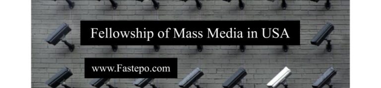 Mass Media Fellowship in USA
