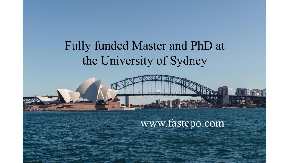 university of sydney phd cost