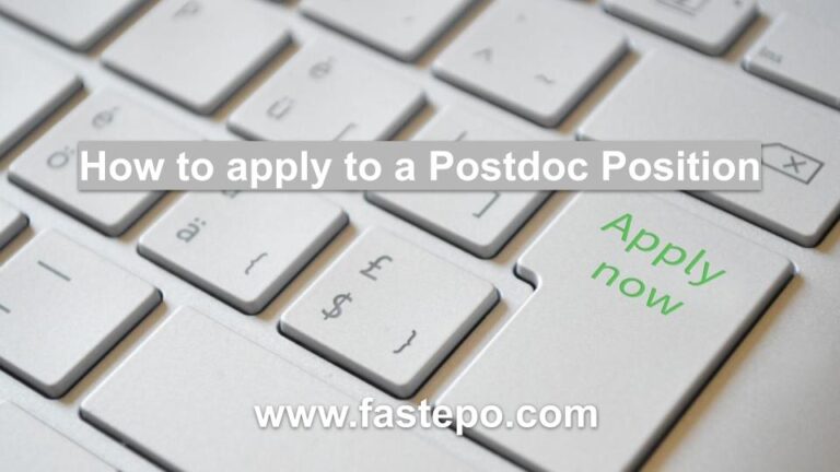 How to apply for a Postdoc Position?