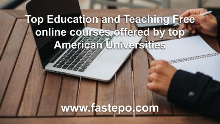 Education and teaching free online courses