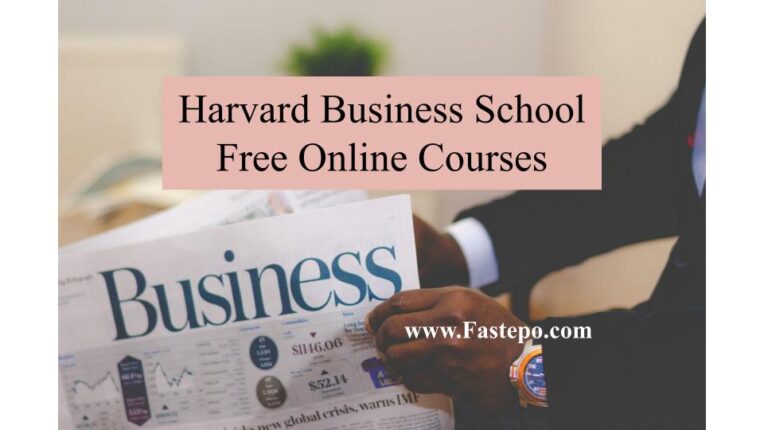 Harvard Business School Free Online Courses - Fastepo