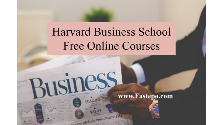 Harvard Business School Free Online Courses