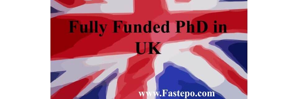 In this page, we have listed all post of fully-funded PhD Positions for international students at different universities in the UK.