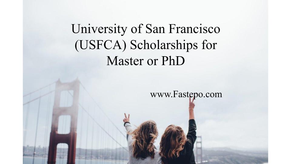 phd programs university of san francisco