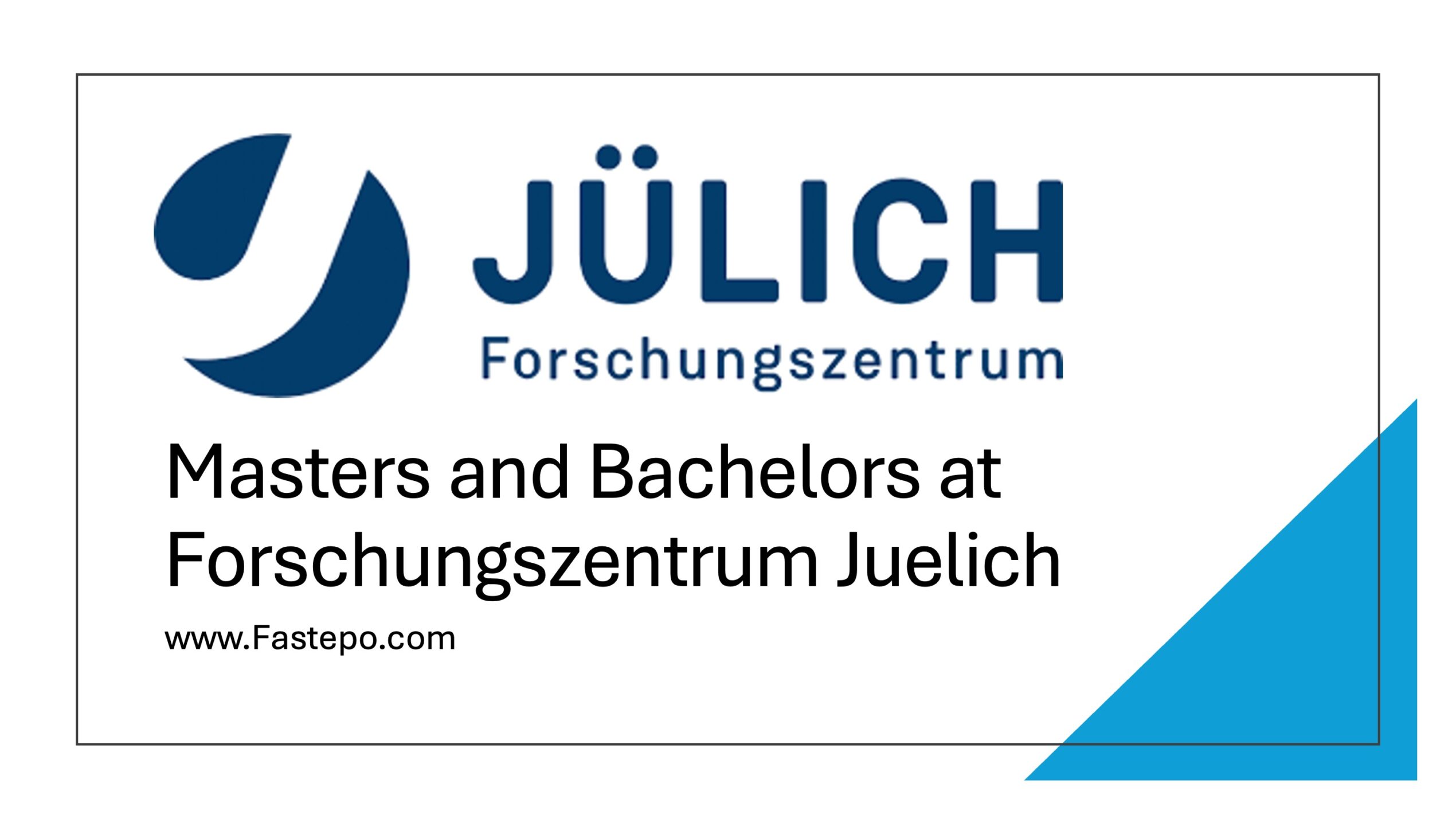 In this post, we have listed all available Funded Masters and Bachelors with all application information at Forschungszentrum Juelich (Jülich Research Centre) in Germany.