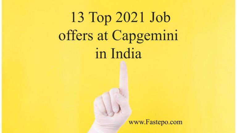 Best Jobs in India Capgemini recruitment