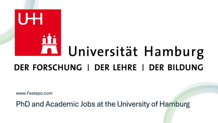 Fully Funded PhD and Academic Jobs at the University of Hamburg
