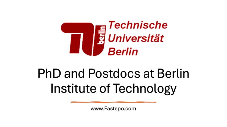 PhD and Postdocs at Berlin Institute of Technology
