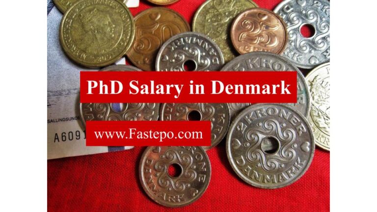 phd student salary in denmark