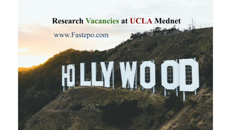 UCLA Mednet Research Vacancies and PhD Fellow