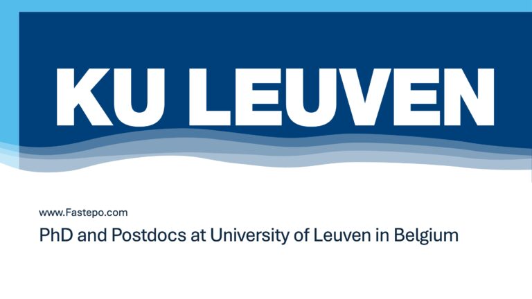 PhD and Postdoctoral Vacancies at University of Leuven (Ku Leuven)