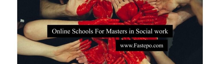 Online Schools For Masters in Social work