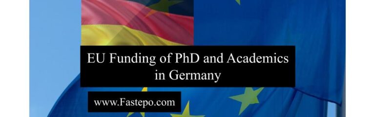 EU Funded PhD and Academics in Germany