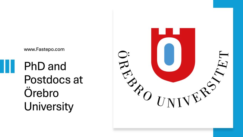 In this post, we have listed all the available PhD and Postdoctoral Vacancies there are available at the Örebro University in Sweden, along with details and deadlines for each.