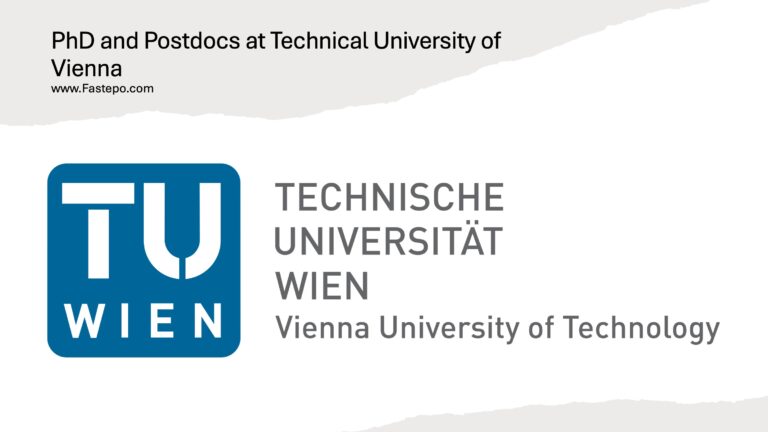 PhD and Postdoc jobs at Technical University of Vienna (TU Wien)