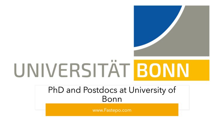 Fully Funded PhD and Postdocs at University of Bonn